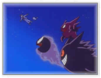 ash, gastly, haunter, gengar